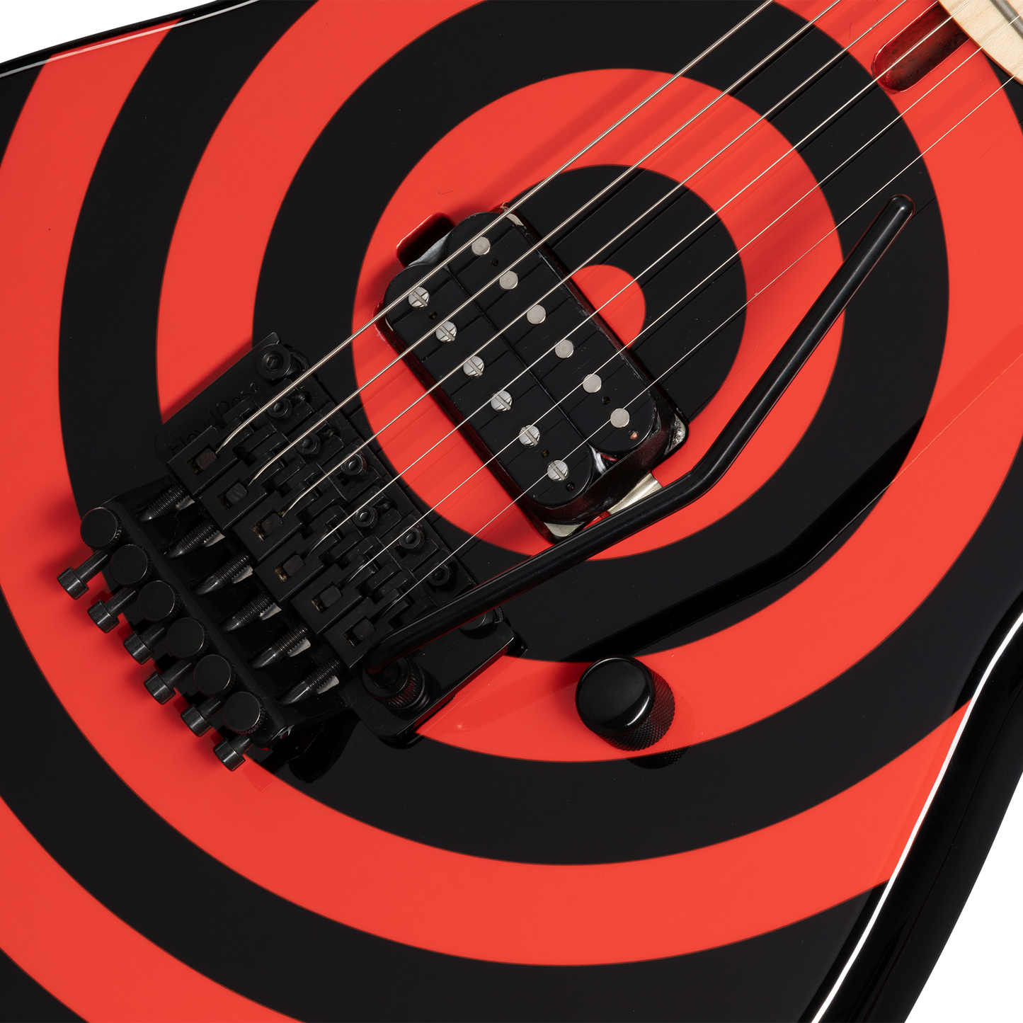 Kramer 84, Custom Graphics, Red Bullseye, Exclusive Electric Guitar Kramer