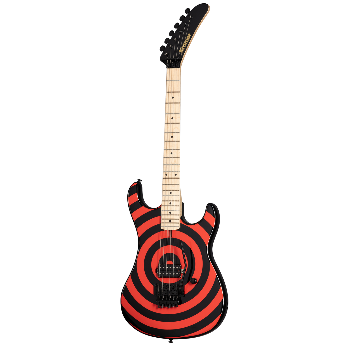 Kramer 84, Custom Graphics, Red Bullseye, Exclusive Electric Guitar Kramer