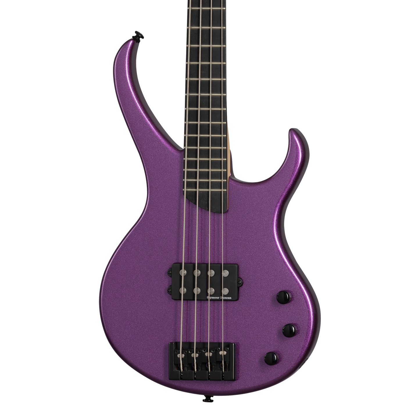 Kramer Disciple D-1 Bass, Thundercracker Purple Metallic, Thundercracker Purple Metallic Electric Bass Kramer