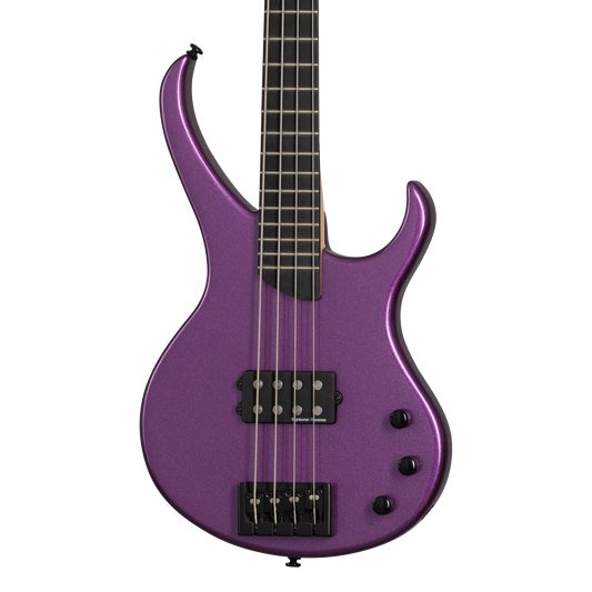 Kramer Disciple D-1 Bass, Thundercracker Purple Metallic, Thundercracker Purple Metallic Electric Bass Kramer
