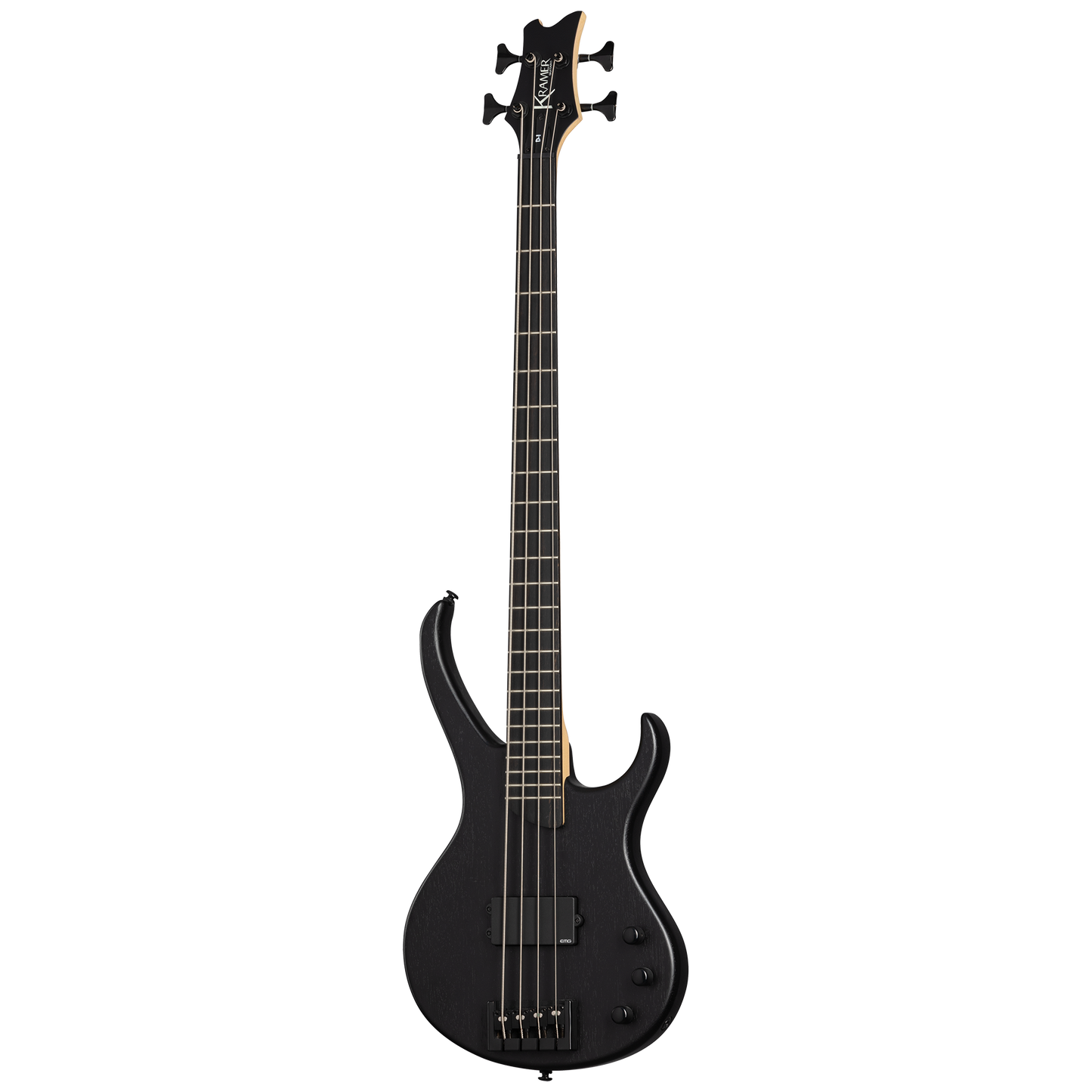 Kramer D-1 Bass, Satin Black Electric Bass Kramer