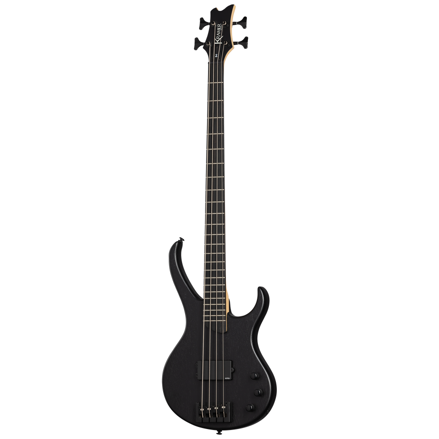 Kramer D-1 Bass, Satin Black Electric Bass Kramer