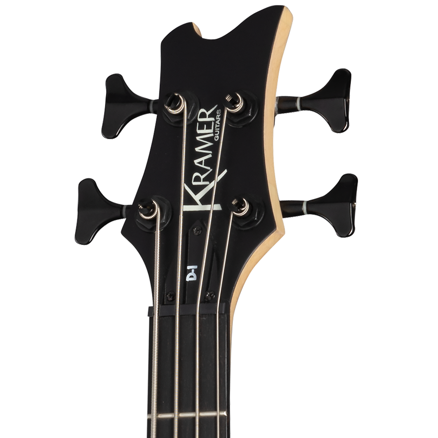 Kramer D-1 Bass, Satin Black Electric Bass Kramer