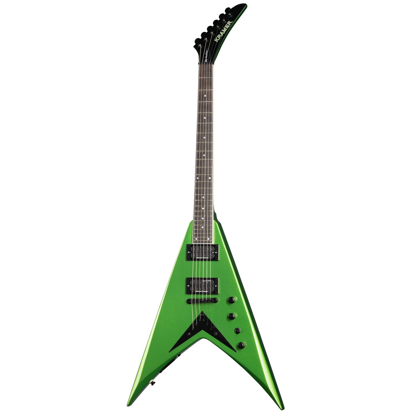 Kramer Dave Mustaine Vanguard Rust in Peace, Alien Tech Green Electric Guitar Kramer