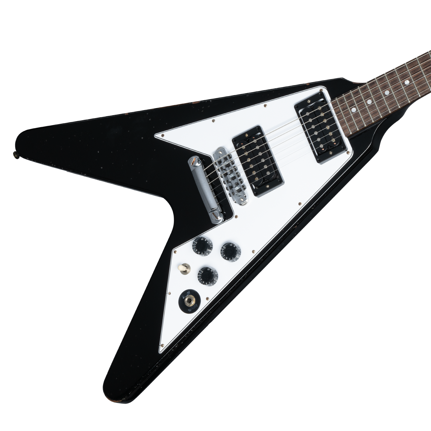 Gibson Custom Kirk Hammett 1979 Flying V, Ebony Electric Guitar Gibson Custom