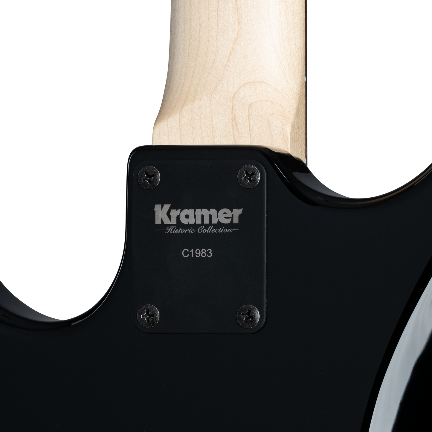 Kramer 1983 Baretta Reissue, Ebony Electric Guitar Kramer