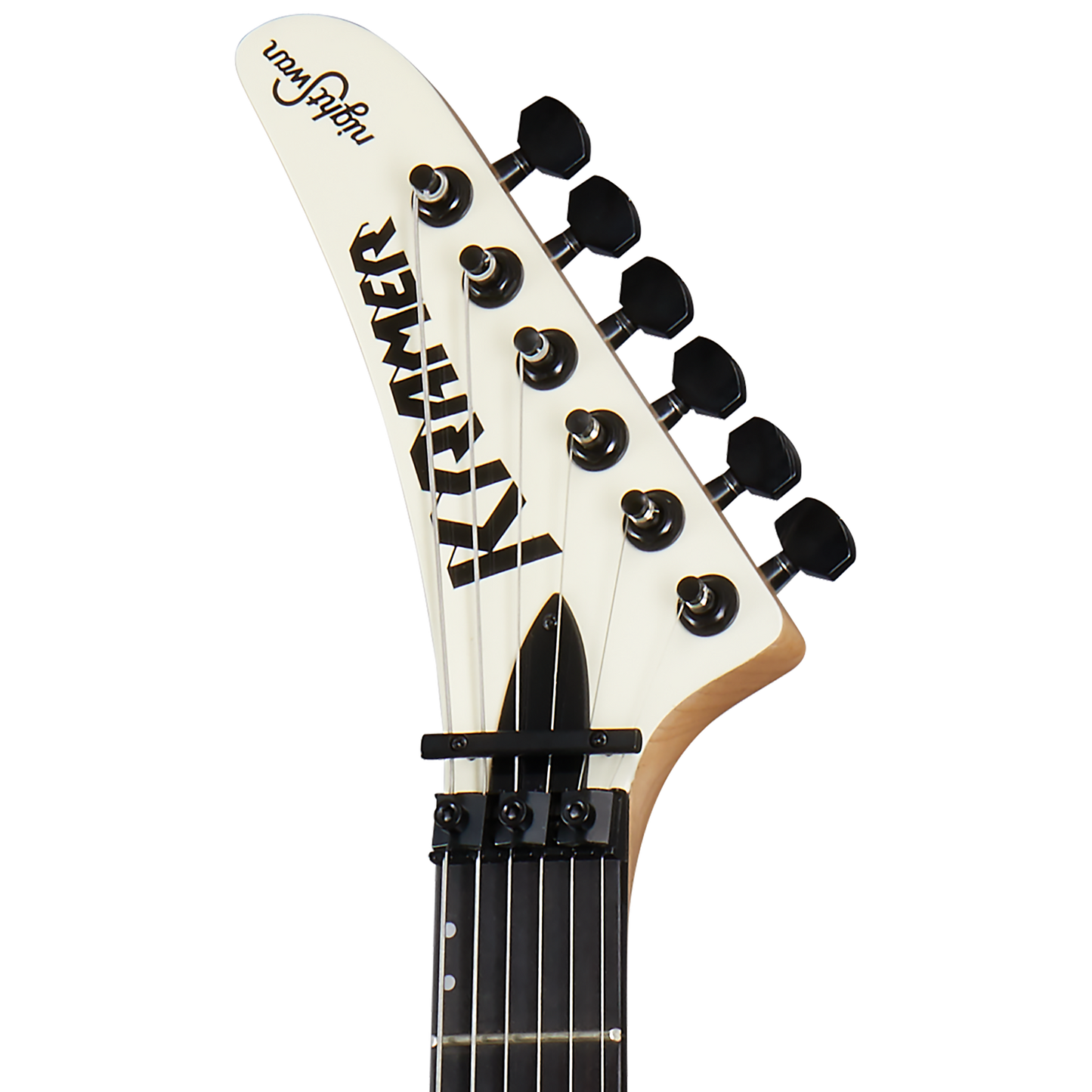Kramer NightSwan, Custom Graphics, Vintage White with Aztec Graphic Electric Guitar Kramer