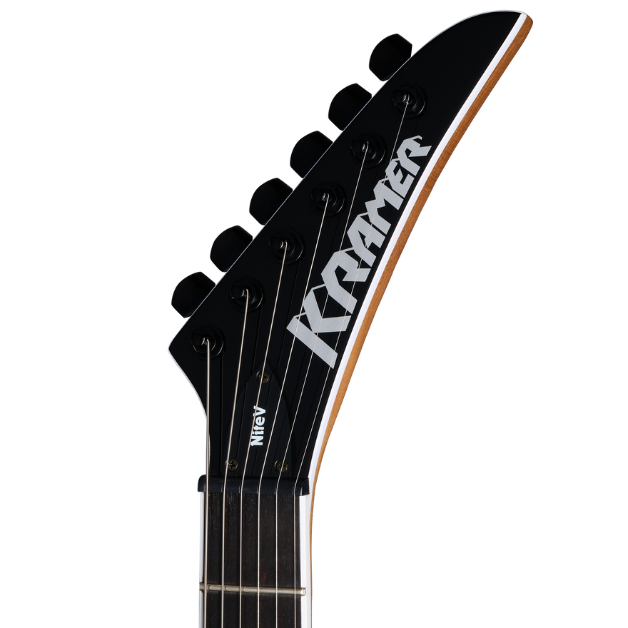 Kramer Nite-V, Jet Black Metallic, Exclusive Electric Guitar Kramer
