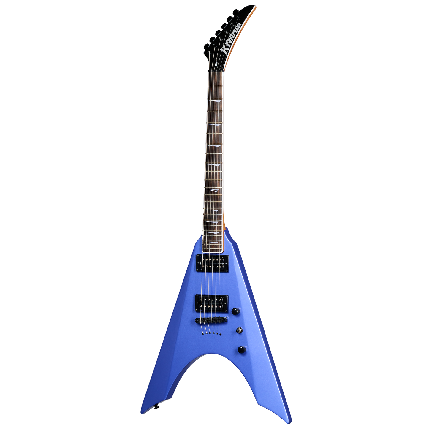 Kramer Nite-V, Royal Blue Metallic Electric Guitar Kramer