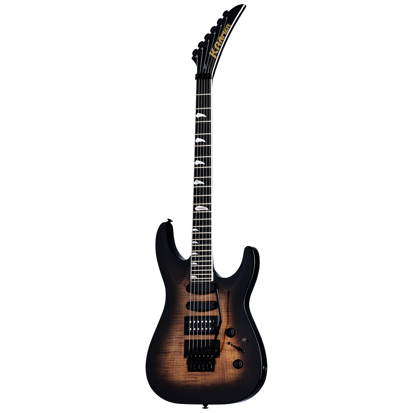 Kramer SM-1 Figured, Black Denim Perimeter Electric Guitar Kramer