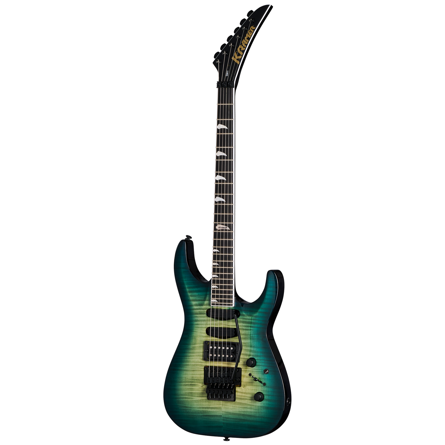 Kramer SM-1 Figured, Caribbean Blue Perimeter Electric Guitar Kramer