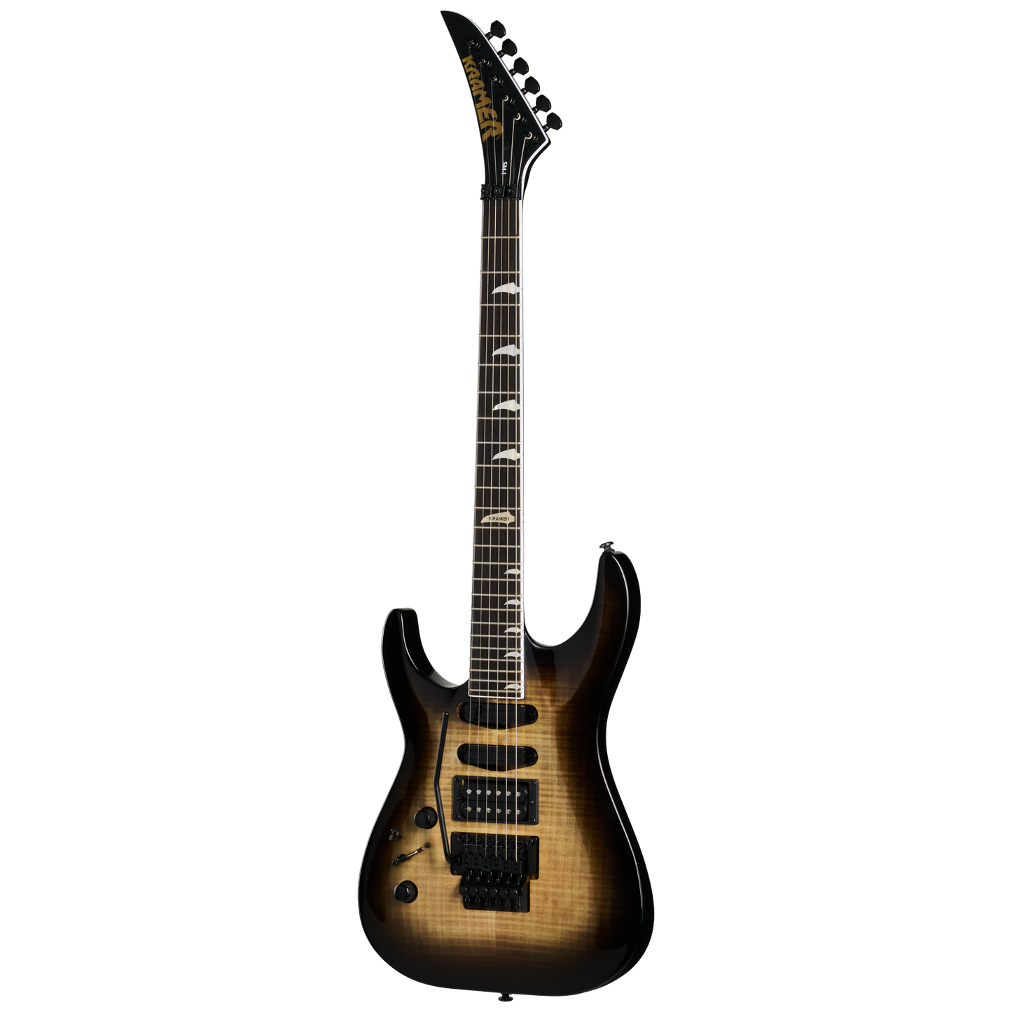 Kramer SM-1 Figured, Left-Handed, Black Denim Perimeter Electric Guitar Kramer