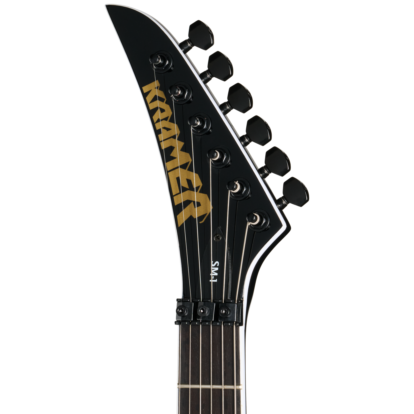 Kramer SM-1 Figured, Left-Handed, Black Denim Perimeter Electric Guitar Kramer