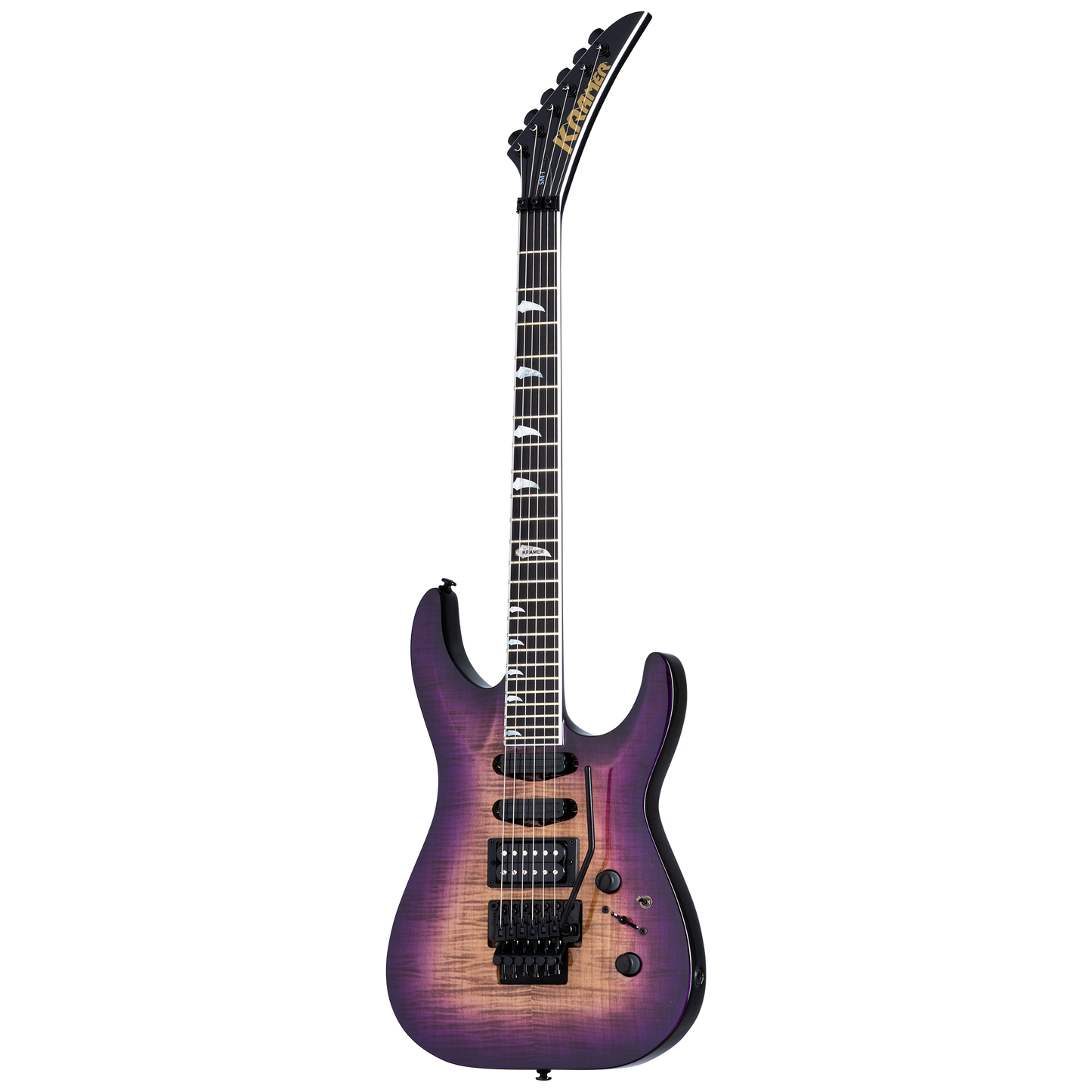 Kramer SM-1 Figured, Royal Purple Perimeter Electric Guitar Kramer