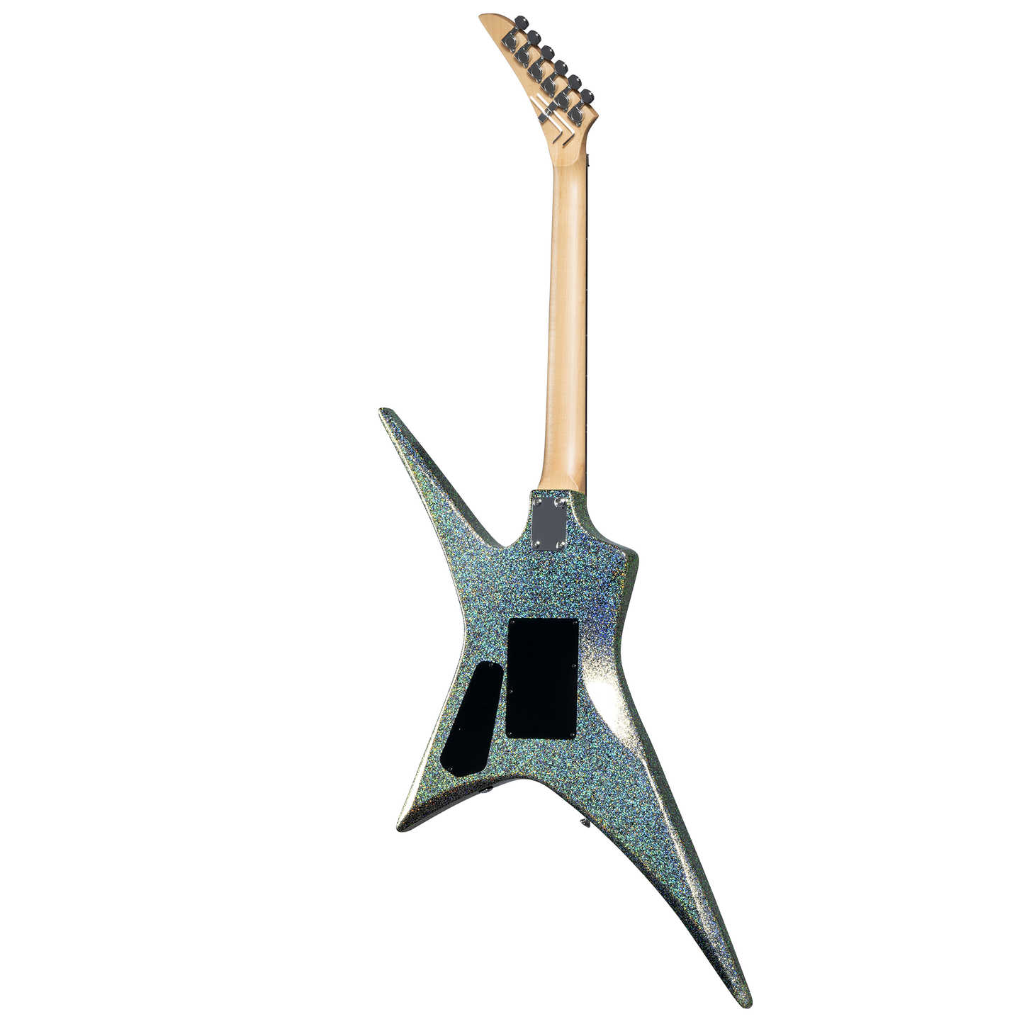 Kramer Lzzy Hale Voyager, Black Diamond Holographic Sparkle Electric Guitar Kramer