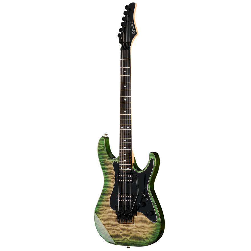 Kramer Volante Quilt HHFR, Ultramarine Burst Electric Guitar Kramer