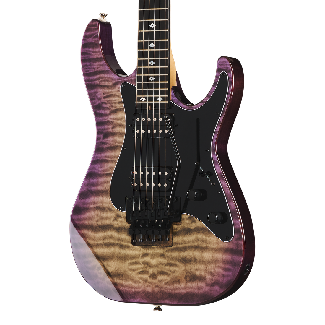 Kramer Volante Quilt HHFR, Ultraviolet Burst Electric Guitar Kramer