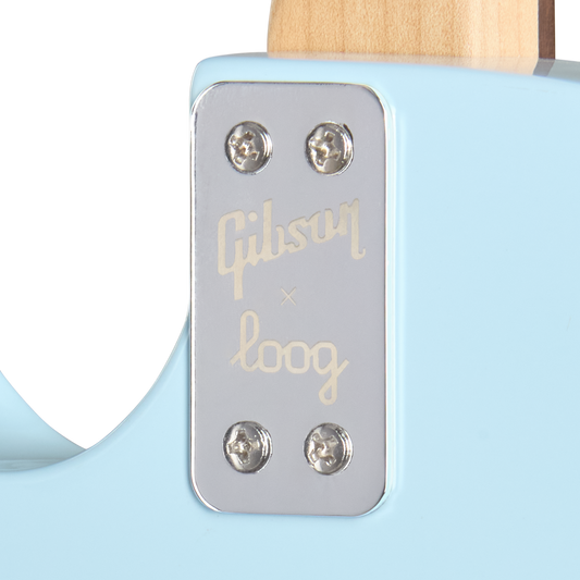 Gibson x Loog 3-String Les Paul, Frost Blue Electric Guitar Gibson