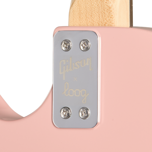 Gibson x Loog 3-String Les Paul, Shell Pink Electric Guitar Gibson