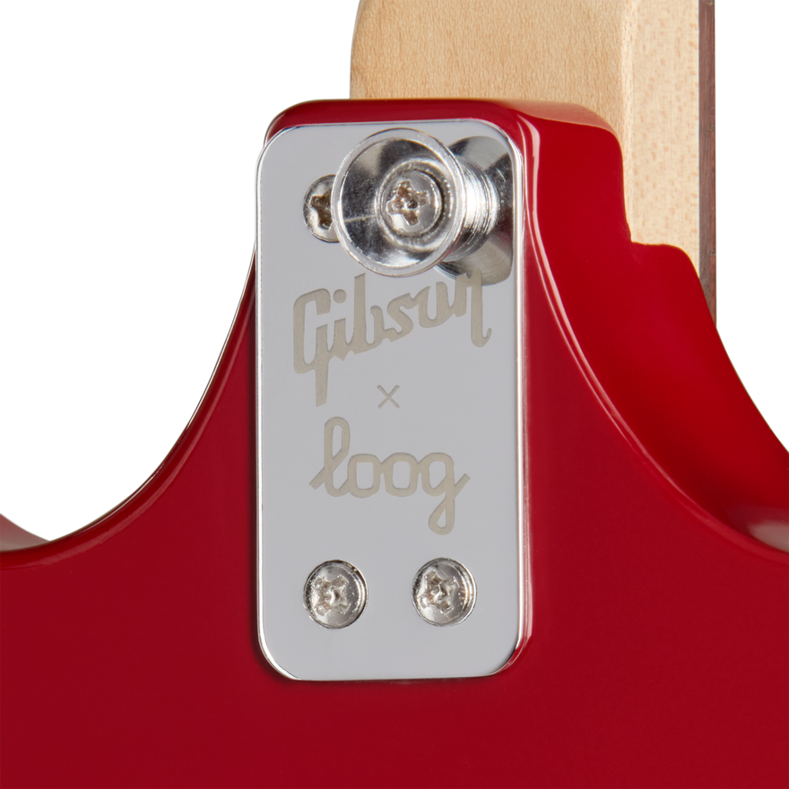 Gibson x Loog 3-String SG, Cardinal Red Electric Guitar Gibson