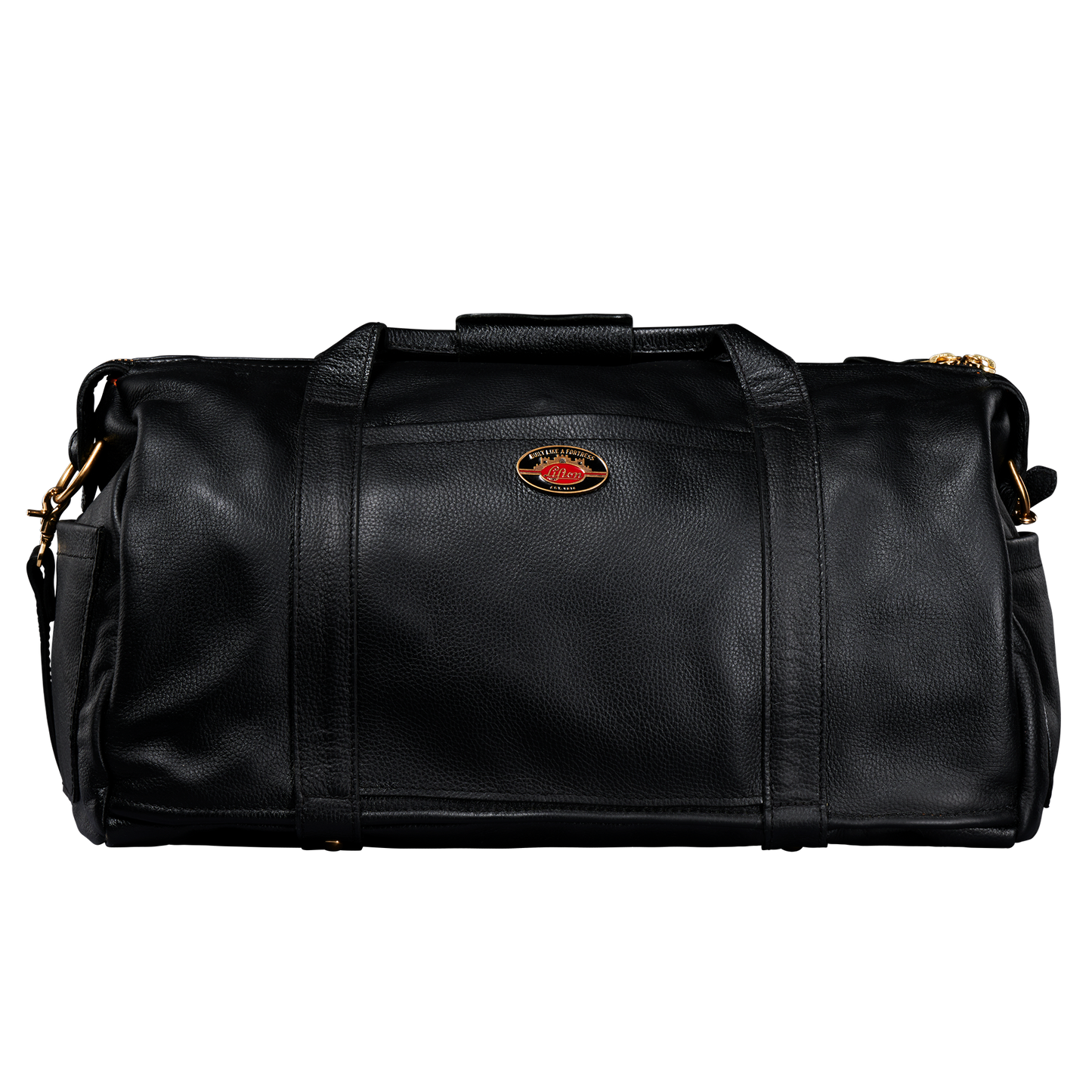 Lifton Leather Duffle Bag, Black, Exclusive Duffle Bag Lifton