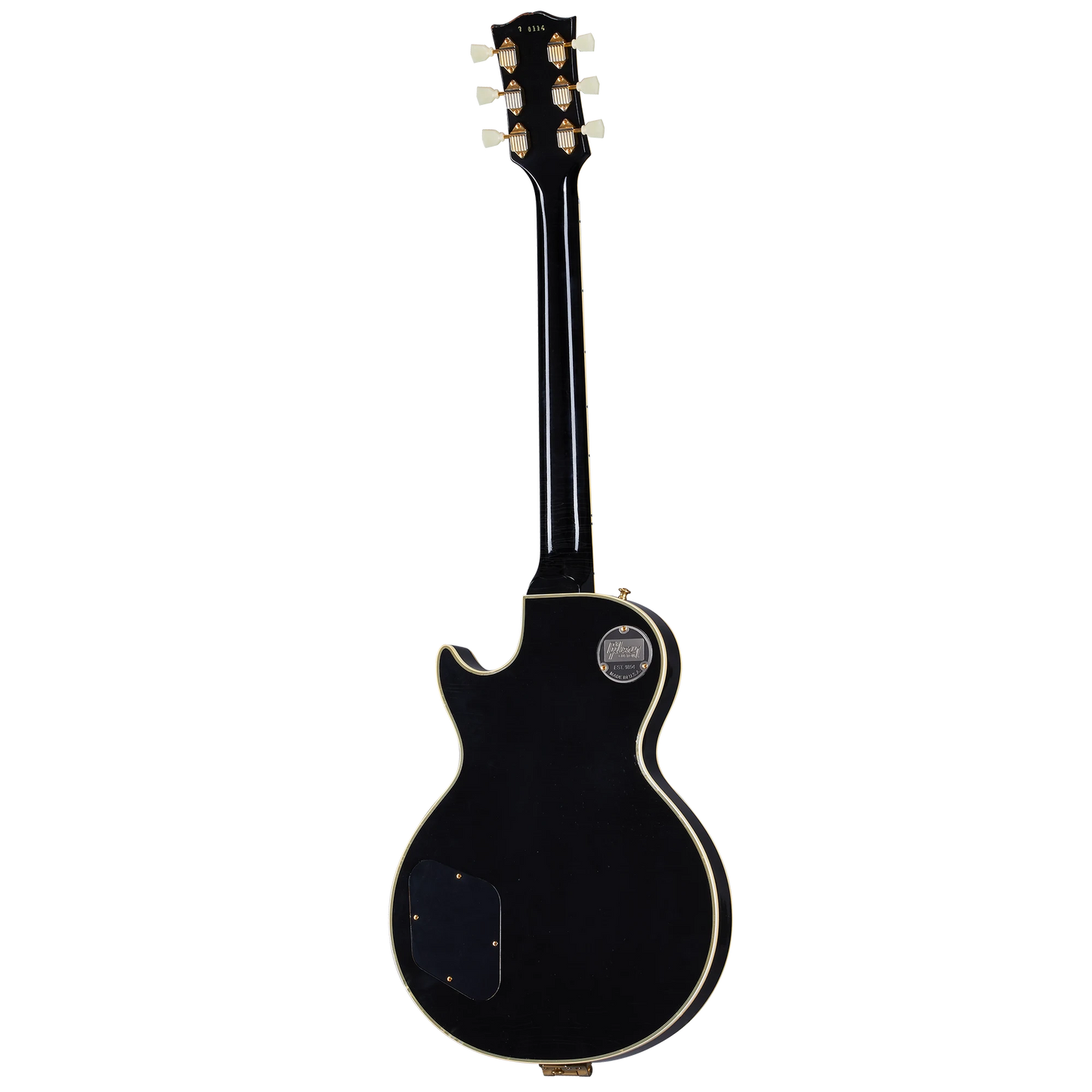 Gibson Custom 1957 Les Paul Custom Reissue 3-Pickup Bigsby, Light Aged, Ebony Electric Guitar Gibson Custom