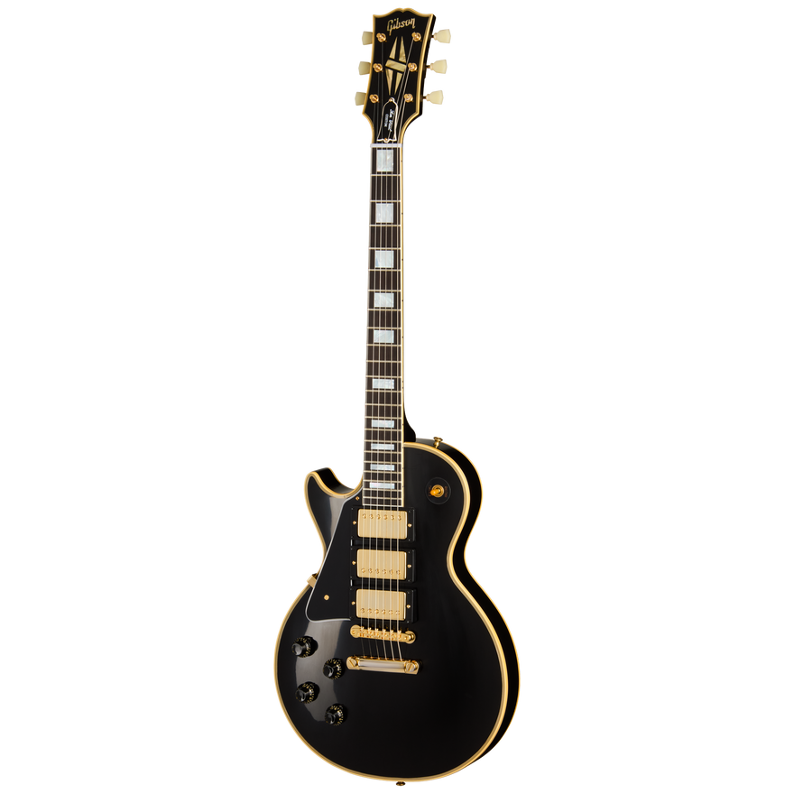 Gibson Custom 1957 Les Paul Custom Reissue 3-Pickup, Left-Handed, Ebony Electric Guitar Gibson Custom