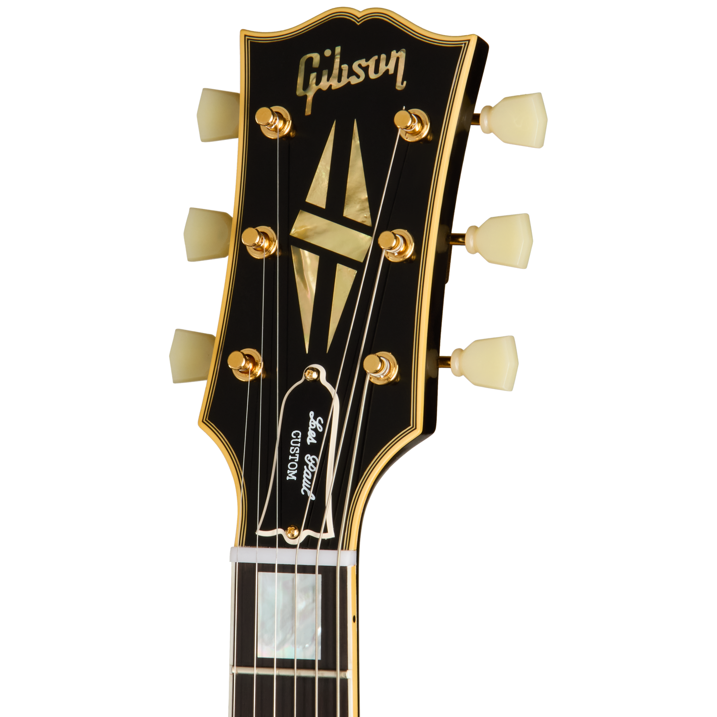 Gibson Custom 1957 Les Paul Custom Reissue 3-Pickup, Left-Handed, Ebony Electric Guitar Gibson Custom