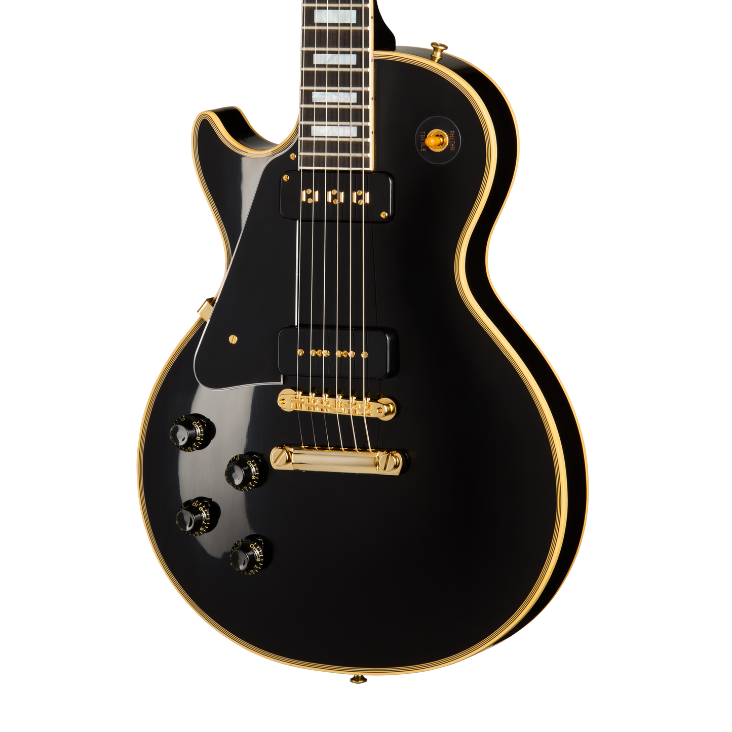 Gibson Custom 1954 Les Paul Custom Reissue, Left-Handed, VOS, Ebony Electric Guitar Gibson Custom
