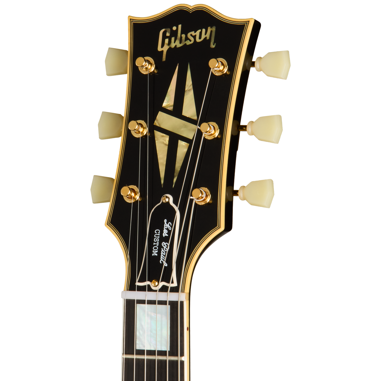 Gibson Custom 1954 Les Paul Custom Reissue, Left-Handed, VOS, Ebony Electric Guitar Gibson Custom