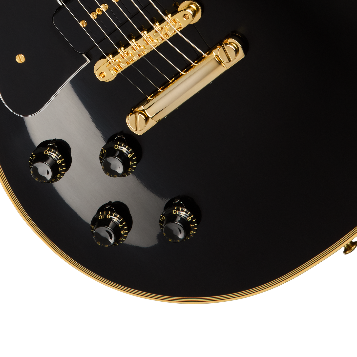 Gibson Custom 1954 Les Paul Custom Reissue, Left-Handed, VOS, Ebony Electric Guitar Gibson Custom