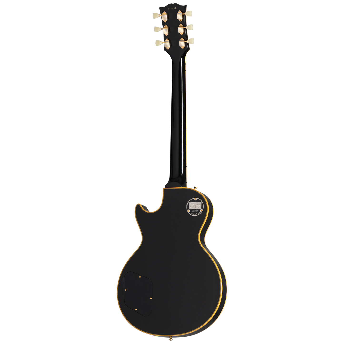 Gibson Custom 1954 Les Paul Custom Staple Pickup Reissue VOS, Ebony Electric Guitar Gibson Custom