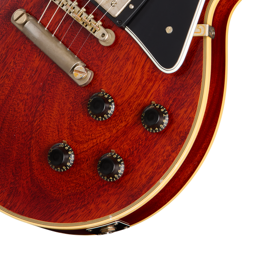 Gibson Custom 1957 Les Paul Custom Reissue, Light Aged, Antique Cherry Electric Guitar Gibson Custom