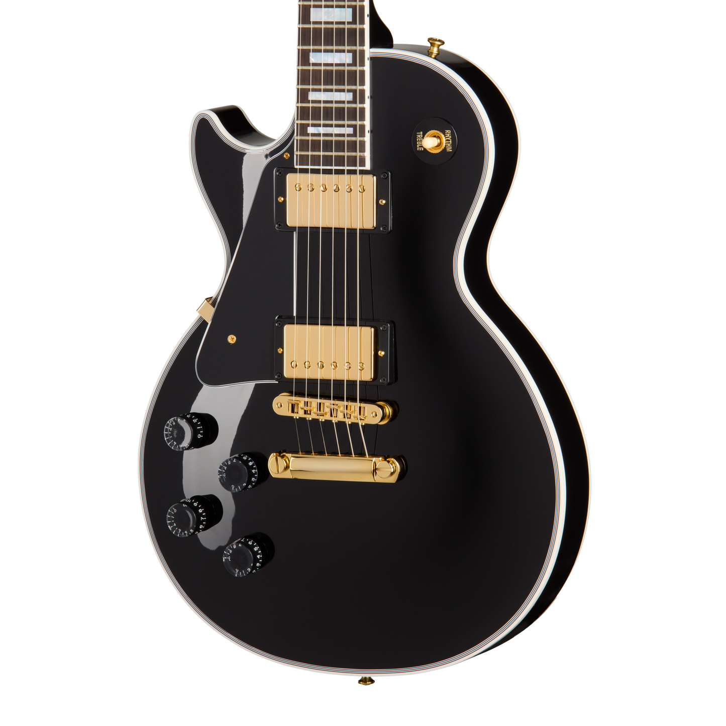 Gibson Custom Les Paul Custom, Left-Handed, Ebony Electric Guitar Gibson Custom