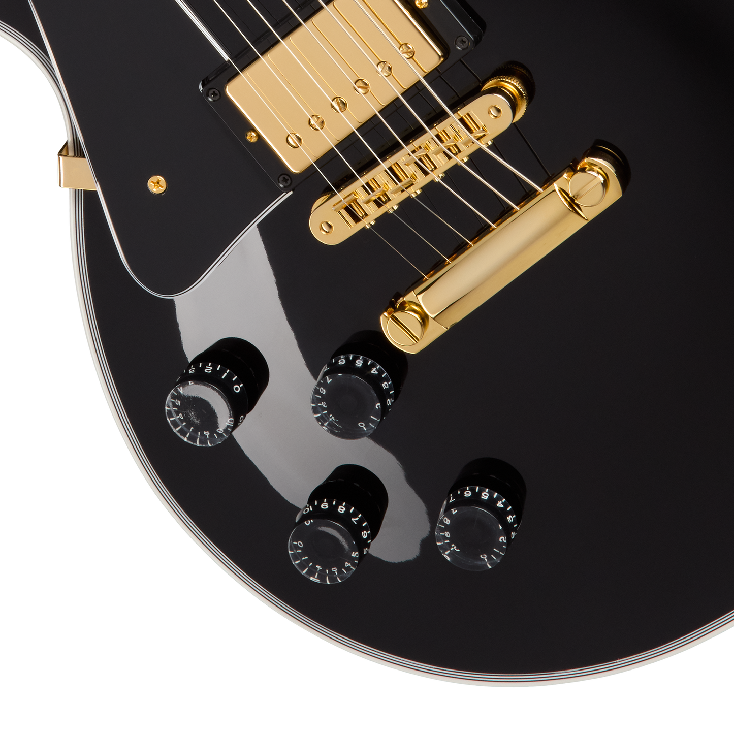 Gibson Custom Les Paul Custom, Left-Handed, Ebony Electric Guitar Gibson Custom