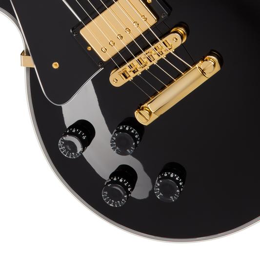 Gibson Custom Les Paul Custom, Left-Handed, Ebony Electric Guitar Gibson Custom