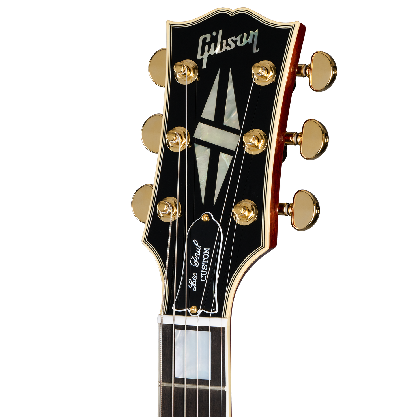 Gibson Custom Les Paul Custom 1-Piece 5A Quilt Maple Top, Orange Twilight Fade Electric Guitar Gibson Custom