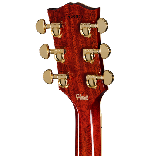 Gibson Custom Les Paul Custom 1-Piece 5A Quilt Maple Top, Orange Twilight Fade, Exclusive Electric Guitar Gibson Custom