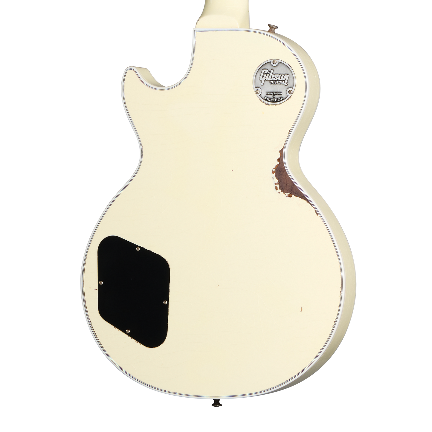 Gibson Custom Les Paul Custom, Heavy Aged, Classic White Electric Guitar Gibson Custom