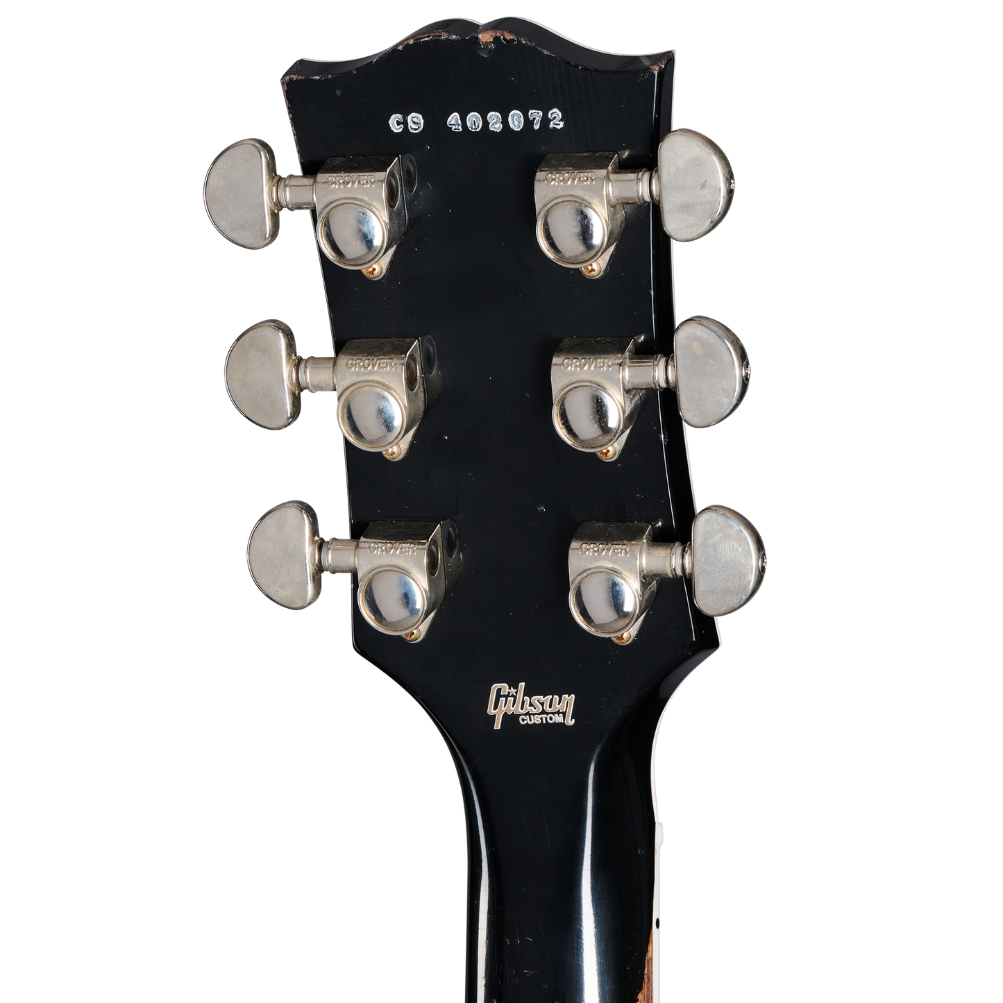 Gibson Custom Les Paul Custom, Heavy Aged, Ebony Electric Guitar Gibson Custom