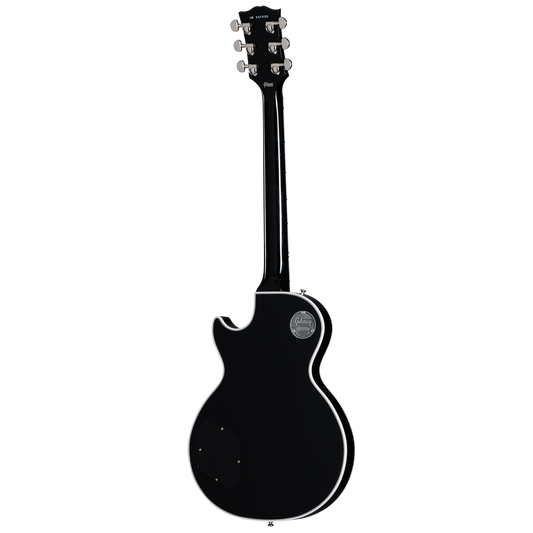 Gibson Custom Les Paul Custom, Nickel Hardware, Ebony, Exclusive Electric Guitar Gibson Custom
