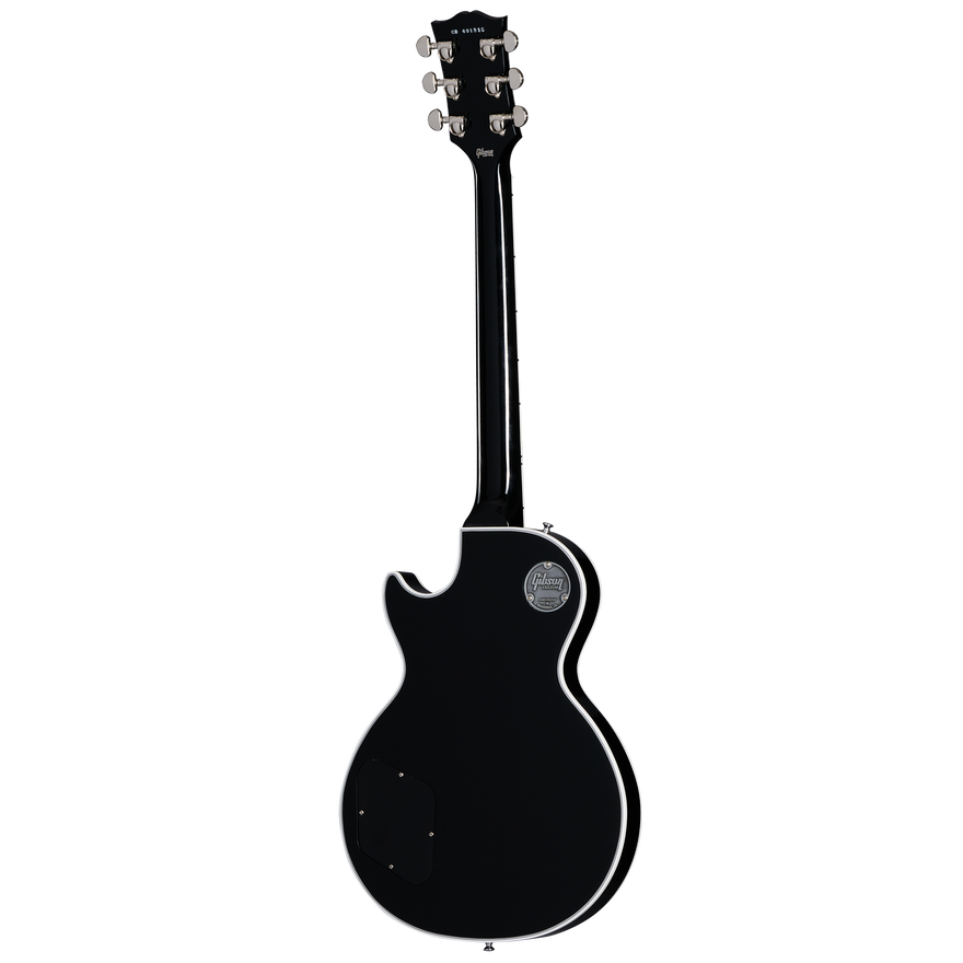 Gibson Custom Les Paul Custom, Nickel Hardware, Ebony, Exclusive Electric Guitar Gibson Custom