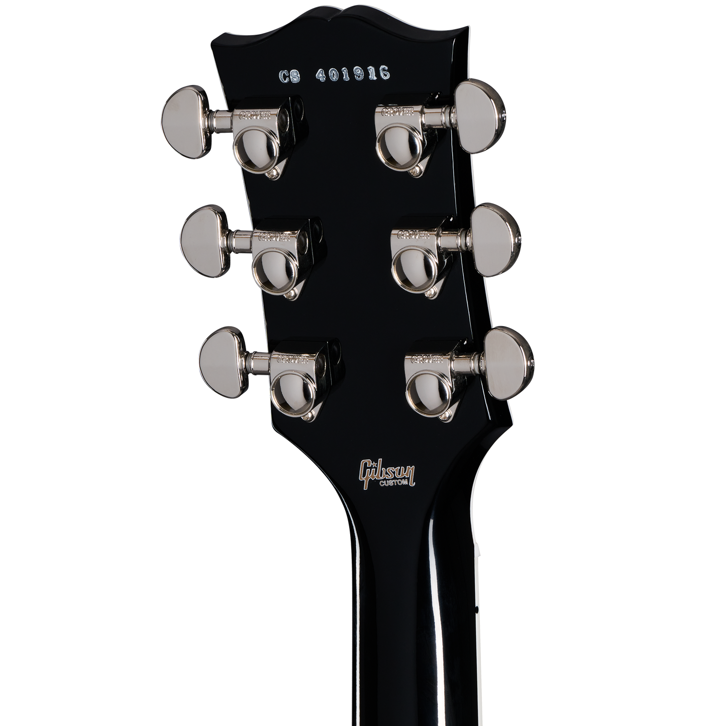 Gibson Custom Les Paul Custom, Nickel Hardware, Ebony Electric Guitar Gibson Custom