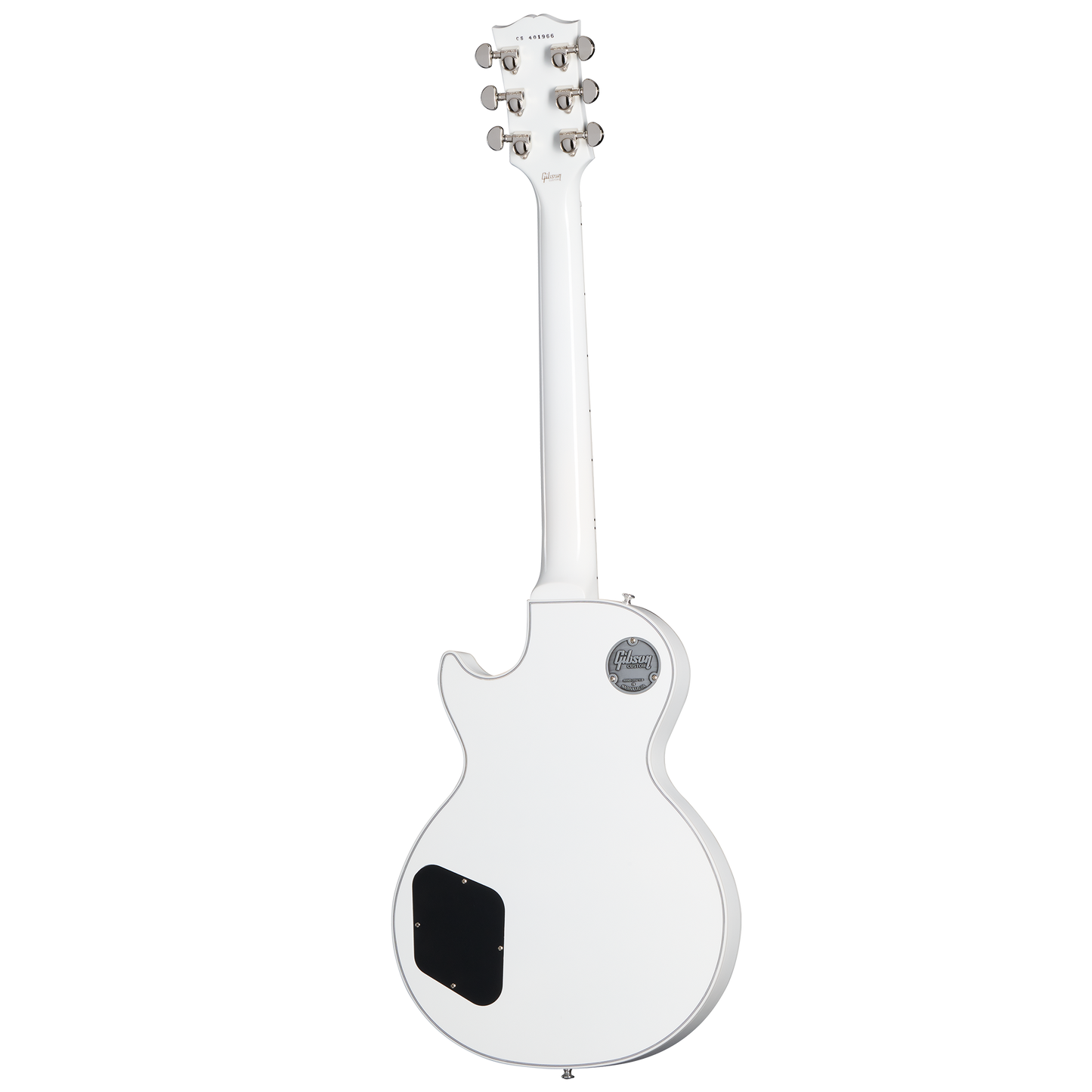 Gibson Custom Les Paul Custom, Nickel Hardware, Alpine White Electric Guitar Gibson Custom