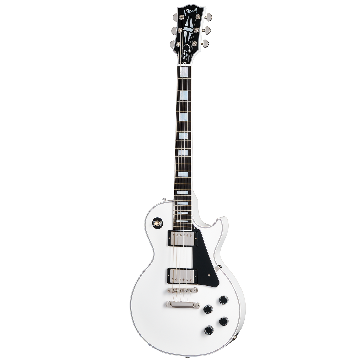 Gibson Custom Les Paul Custom, Nickel Hardware, Alpine White Electric Guitar Gibson Custom