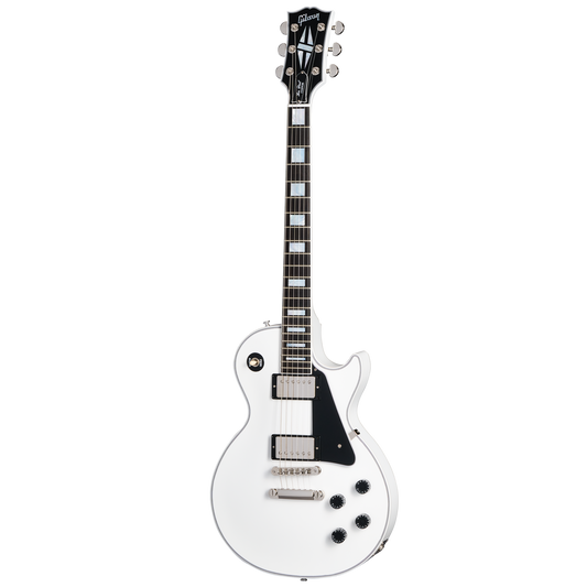 Gibson Custom Les Paul Custom, Nickel Hardware, Alpine White, Exclusive Electric Guitar Gibson Custom