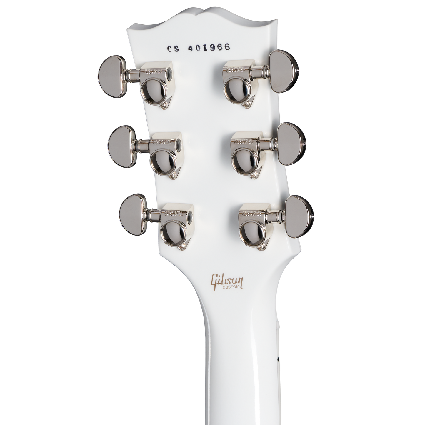 Gibson Custom Les Paul Custom, Nickel Hardware, Alpine White Electric Guitar Gibson Custom