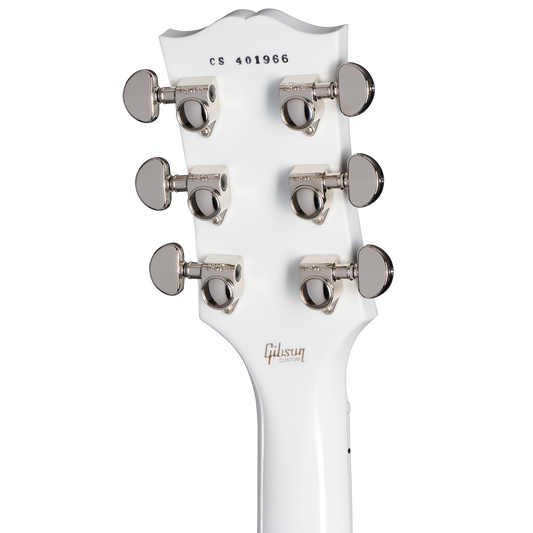 Gibson Custom Les Paul Custom, Nickel Hardware, Alpine White, Exclusive Electric Guitar Gibson Custom