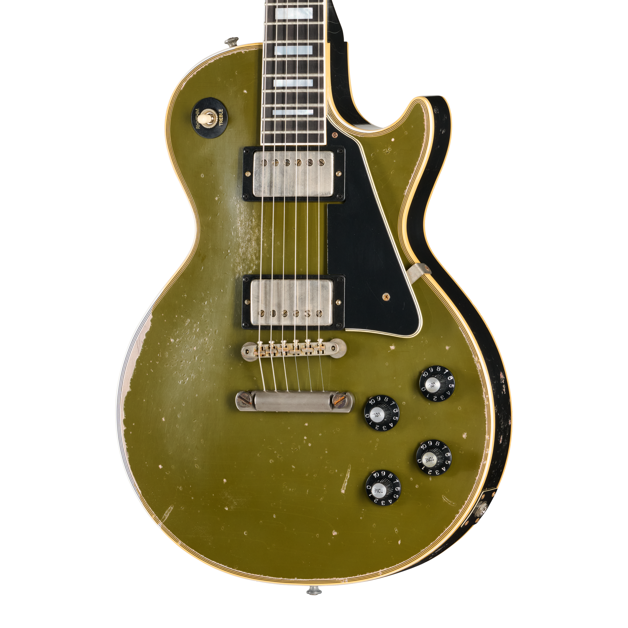 Gibson Custom LE 1968 Les Paul Custom Reissue, Heavy Aged, Olive Drab