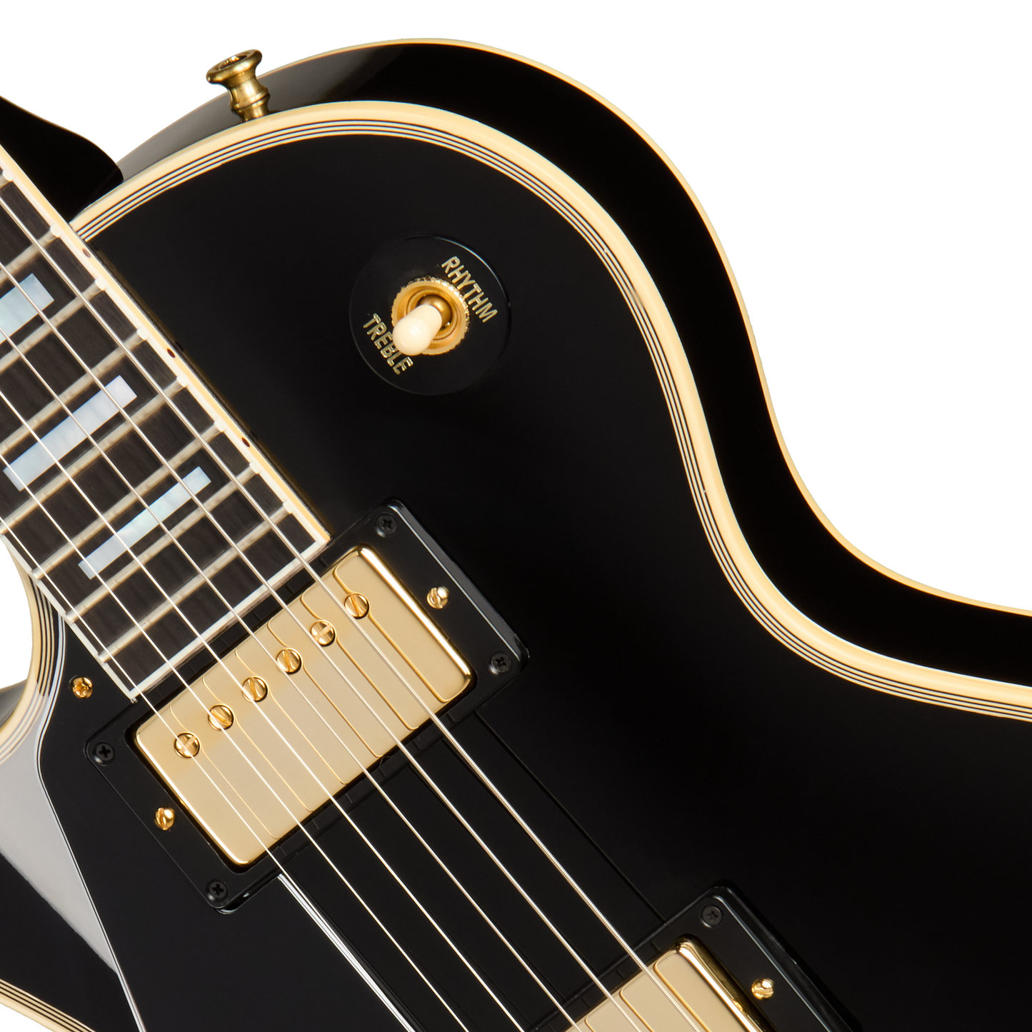 Gibson Custom 1968 Les Paul Custom Reissue, Left-Handed, Gloss, Ebony Electric Guitar Gibson Custom